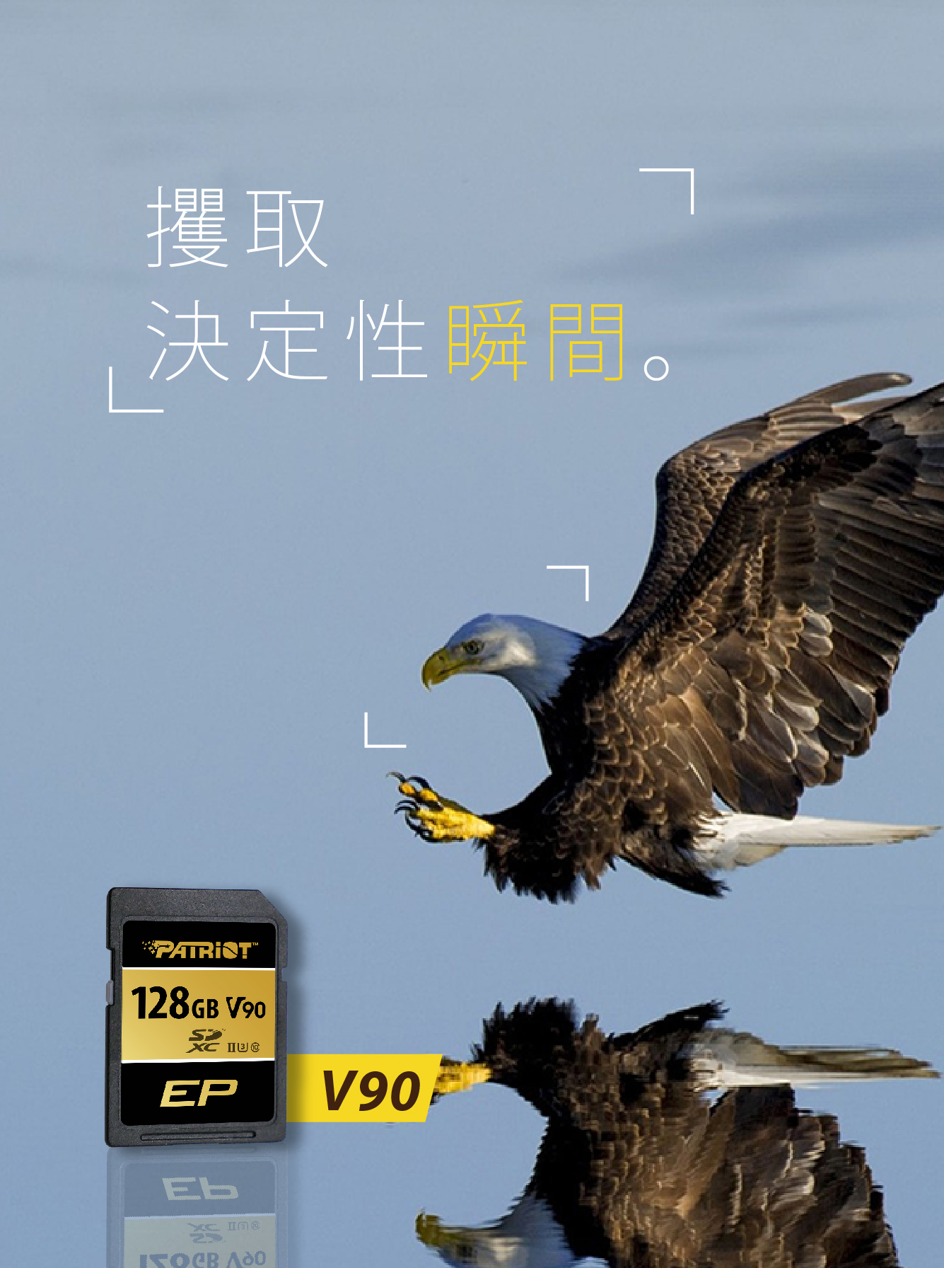 Patriot V90 SD Card - 攫取 決定性瞬間